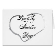 Love Thy Accordion Player Card