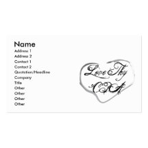 Love Thy CPA Business Card Templates