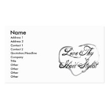 Love Thy Hair Stylist Business Cards