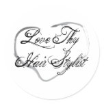 Love Thy Hair Stylist stickers