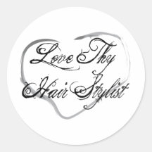 Love Thy Hair Stylist Stickers