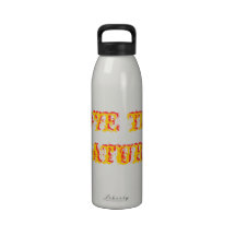 Love thy nature 3-D Text Bottle Drinking Bottles