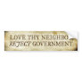 Love Thy Neighbor Bumper Sticker