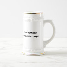 Love thy neighbour coffee mug