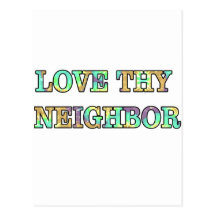 Love Thy Neighbour Post Cards