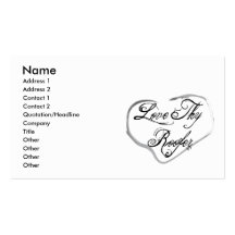 Love Thy Roofer Business Cards