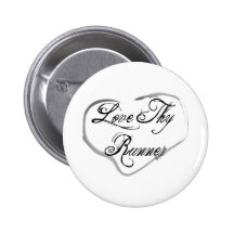 Love Thy Runner Pinback Buttons
