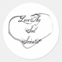 Love Thy Soil Scientist Round Stickers