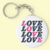 Love Times Five keychains