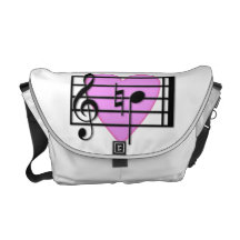 Love to B Natural! Courier Bags