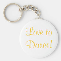 Love To Dance keychain