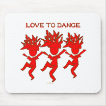 Love To Dance Mousepads