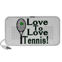 Love To Love Tennis iPod Speakers