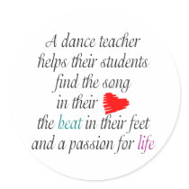 Love to Teach Dance Sticker(s)