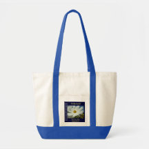 LOVE tote bag Wedding Party gifts Bridesmaid Daisy