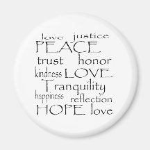 Love Tranquillity Magnet