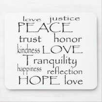 Love Tranquillity mousepads