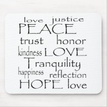 Love Tranquillity Mousepads