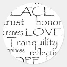 Love Tranquillity Stickers