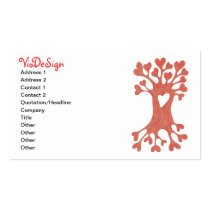 Love Tree business cards