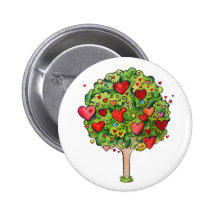 Love Tree Button