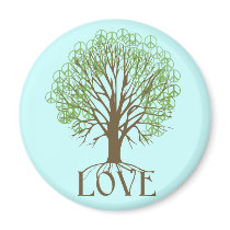 Love Tree Refrigerator Magnets
