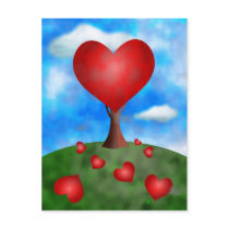 love-tree post card