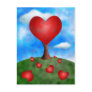 love-tree post card