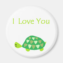 Love Turtle Magnets