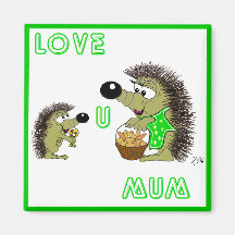 Love U Mum Fridge Magnets