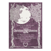 Love Under the Stars, wedding Personalized Invitation