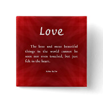 Love Unseen Pinback Button
