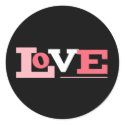 Love Valentine Envelope Seals / stickers