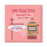 Love Vegas Style Save The Date Magnets