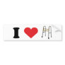 Love Walker Bumper Sticker