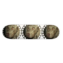 Love Weimaraner  Skateboard