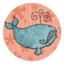 love whale stickers
