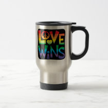 Love Wins! Travel Mug mugs