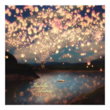 Love Wish Lanterns Personalized Invite