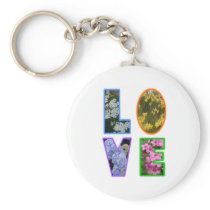 Love with Flowers Key Chains