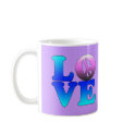 Love with Peace Sign mugs