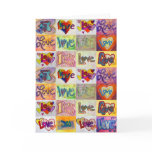 Love Words XOXO Art Greeting Card or Note Cards