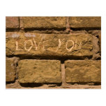 love you_bricks postcards
