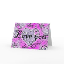 love you card