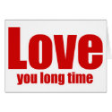 Love you Long time Funny Valentines Day cards