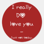Love you sticker