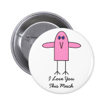 Love You This Much Pin