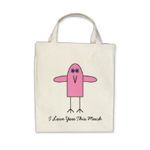 Love You This Much Tote Bags