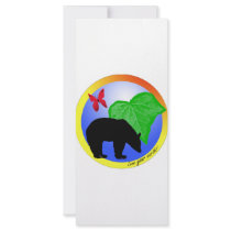 Love Your Earth Bear and Butterfly