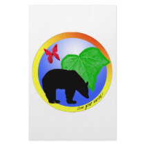 Love Your Earth Bear and Butterfly
